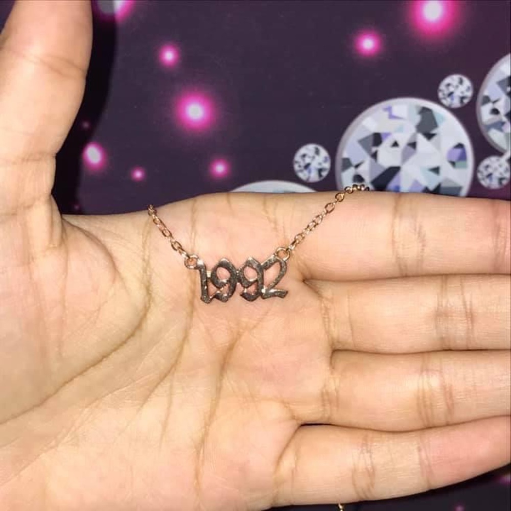 1992 birth year necklace
